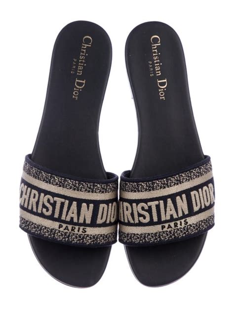 christian dior female slippers|christian dior sliders women.